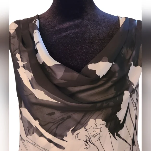 Express size SP  black/white dress - Picture 5 of 10